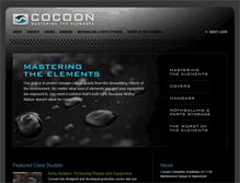 Tablet Screenshot of cocoon-inc.com